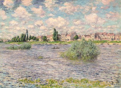 Seine at Lavacourt by Claude Monet